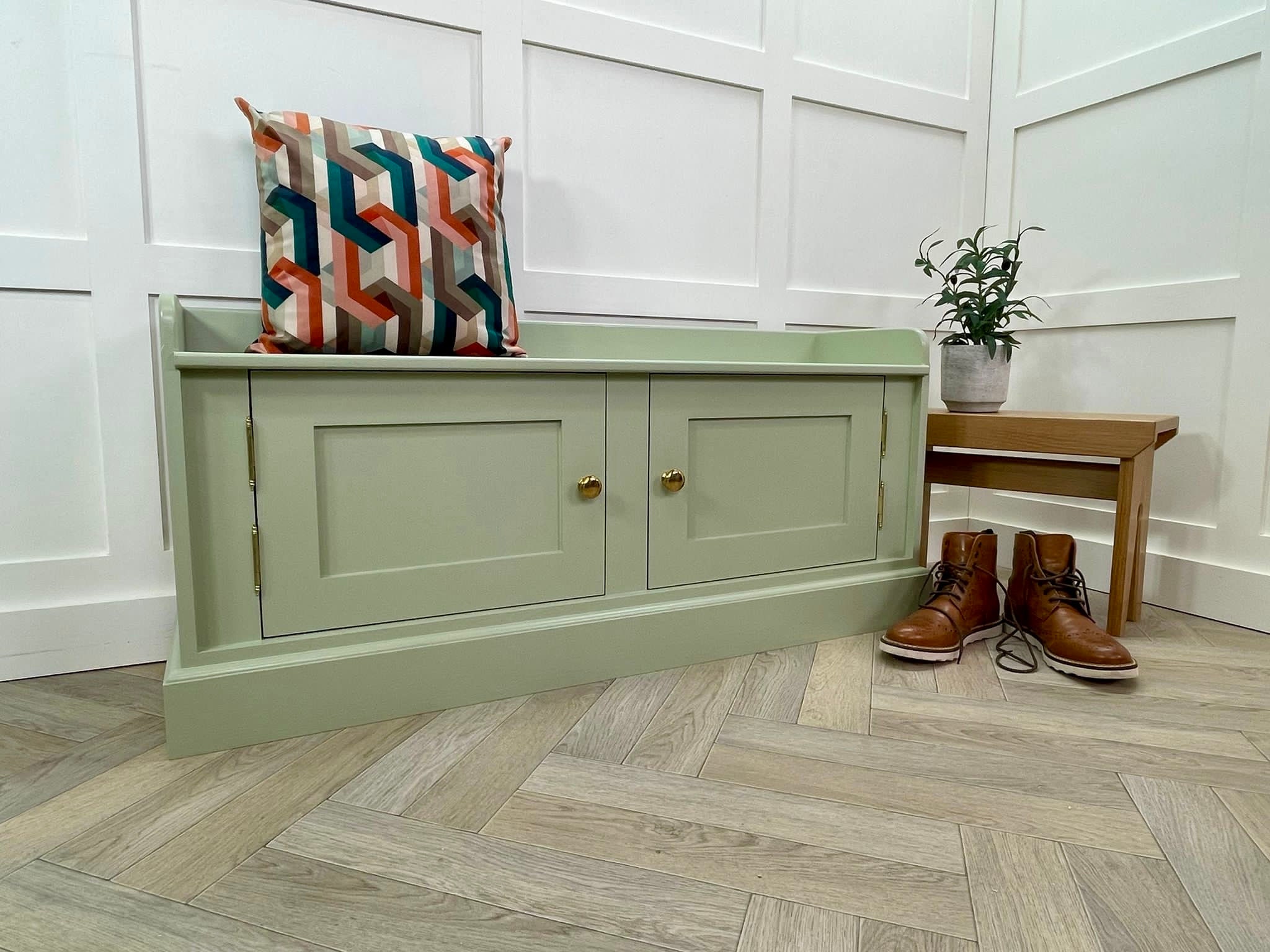 4ft Narrow Backless Bench Entry Hall Shoe Storage Boot Room Etsy