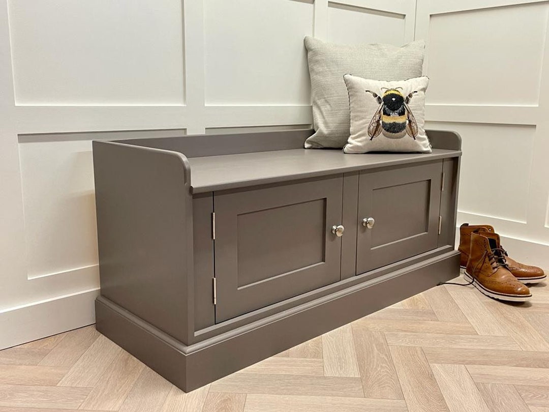 Hallway Backless Bench Hallway Storage Seat / Window Seat Etsy UK