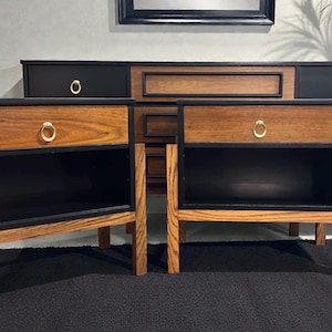 Refinished Mcm Bedroom Set - Etsy