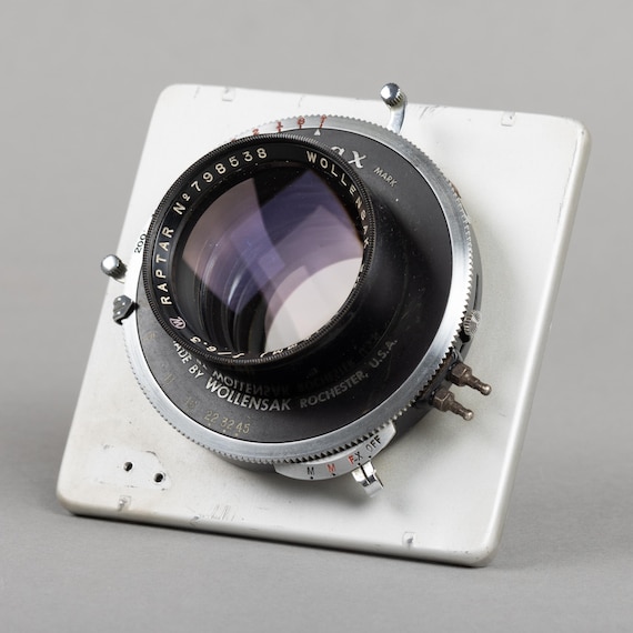 Wollensak Raptar 241mm F/6.3 Lens in Rapax Shutter - Etsy