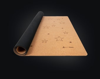 Personalized cork playmat • for babies and children • 160x110 or 140x110 cm • Stars