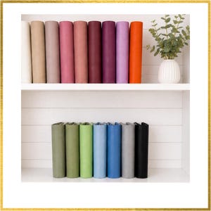 A6 Premium Budgetordner mit großen Ringen | Cash Stuffing Binder | Budget Planer A6 | Umschlagmethode | Salbei Beere Rosa Blau Weiss Mauve