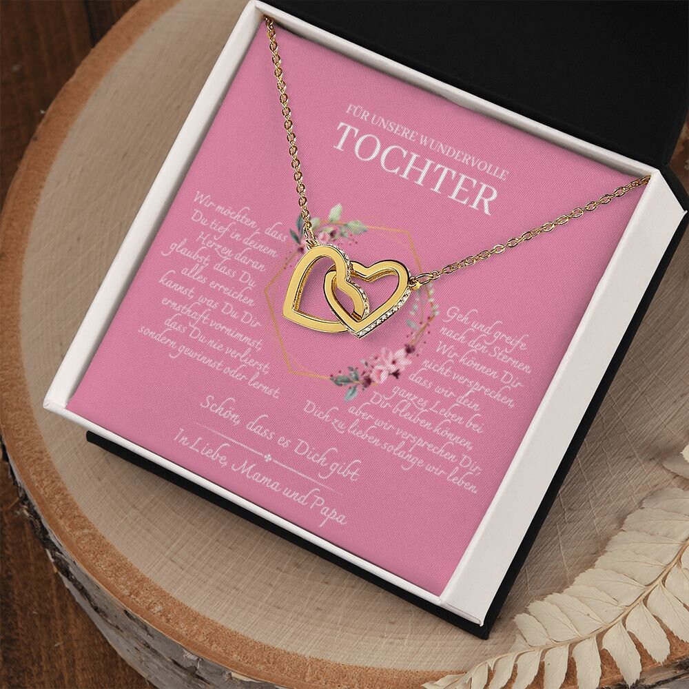 Tochter Geschenk schöne HerzHalskette kleine Geschenke für Tochter