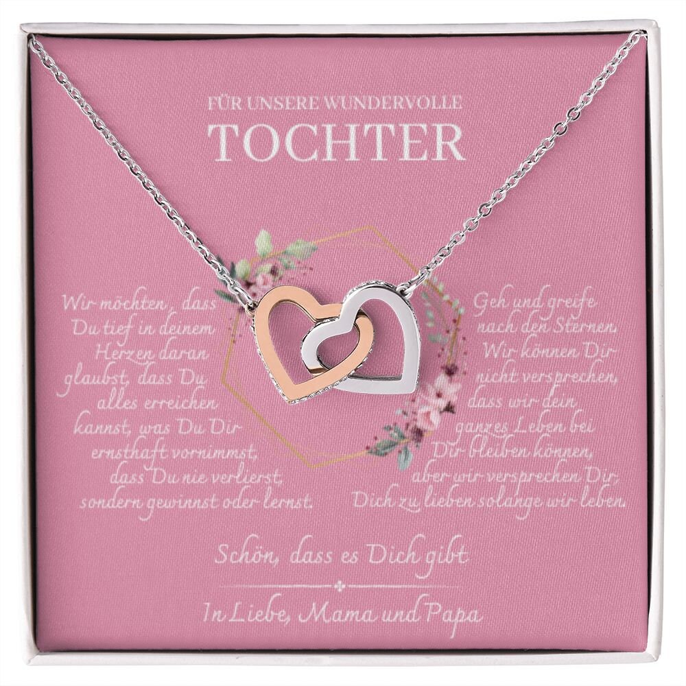 Tochter Geschenk schöne HerzHalskette kleine Geschenke für Tochter