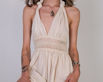 Beige Naked Dress - Etsy