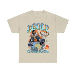 Charlotte Hornets Dreamville J. Cole Collaboration XL Tshirt SGA Exclusive