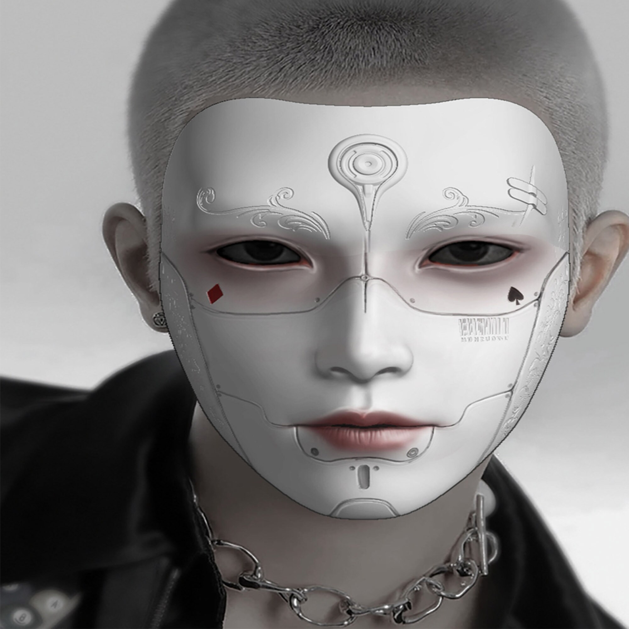 Cyberpunk Mask Full Face Antique Adult Mechanical Male Steam Etsy