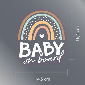 Baby on board sticker