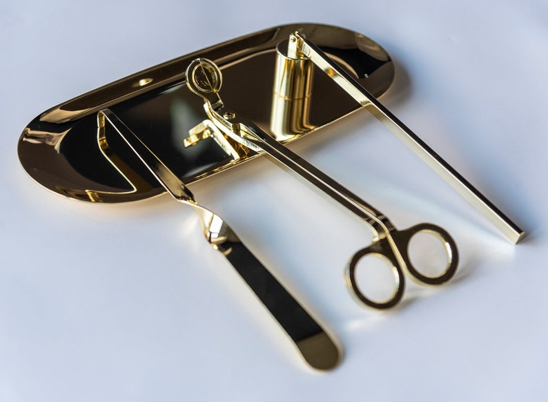 4 Piece Candle Care Kit, Candle Kit, Candle Accessories, Wick Trimmer