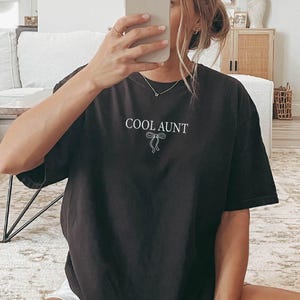 Comfort Colors® Cool Aunt Shirt, Favorite Aunt Shirt, Cool Aunt Gift from Niece, New Aunt Shirt, Funny Cool Aunt Shirt, Gifted for Cool Aunt