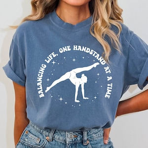 Gymnastics Shirt: Handstand Graphic Tee - Gymnast Gift
