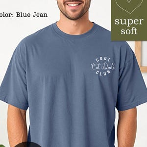 Comfort Colors Cool Cat Dads Club Shirt, Cat Dads Shirt, Cat Lover Shirt, Cool Dads Club Shirt, Animal Lover Gift, Cat Dad Gift