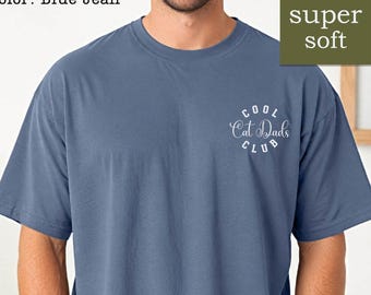 Comfort Colors Cat Dads Club Shirt, Cat Lover Gift
