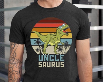 Uncle Saurus T-Shirt: Dinosaur Uncle Gift