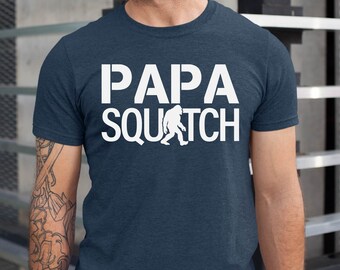Bigfoot Shirt For Papa, Mens Big Foot Shirt, Funny Father's Day T-Shirt, Papa Shirt, Best Papa Ever, Bigfoot Papa Tshirt, Grandpa Gifts