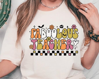 Halloween Teacher Shirt, Faboolous Fall Tee