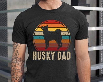 Husky Dad Shirt: Dog Lover Gift