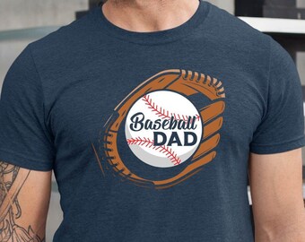Baseball Dad Graphic Tee, Sport Daddy T-Shirt