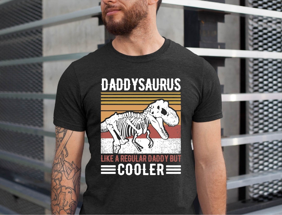 Daddy Saurus Shirt
 Daddy Saurus Shirt Daddy Dinosaur Shirt Gift for Dad T rex Etsy