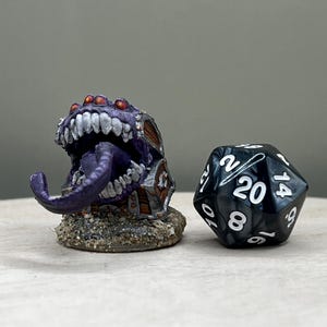 Treasure Chest Mimic, Hand Painted Dungeons and Dragons Miniature