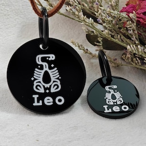 Médaille d'identification ronde personnalisée en émail cuit au four, garantie de 10 ans, étiquette nominative en acier inoxydable, adaptée aux chiens et aux chats