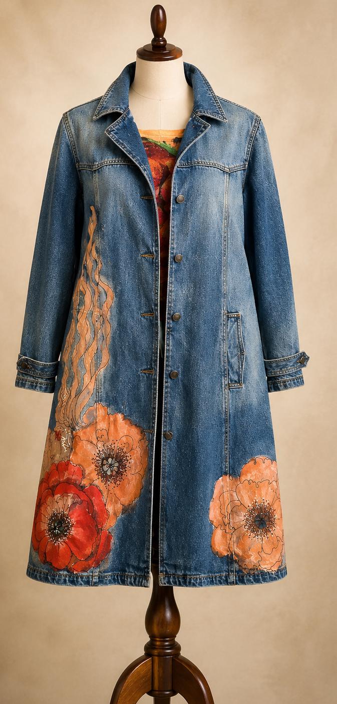 Poppy Jean Jacket - Etsy