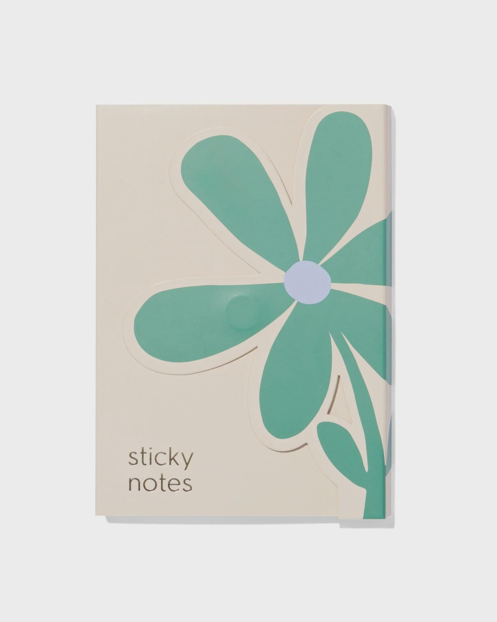 14 Piece Sticky Notes Set Booklet, Botanical Themed Notepad Stickers ...