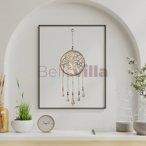 Bellsvilla Árvore do amor para decoração de casa e jardim para decoração de Natal Pendurados decorativos de parede lindos para sala de estar/decoração ao ar livre