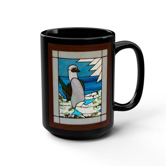 Blue Footed Booby Mug | 15oz Ceramic Coffee Cup