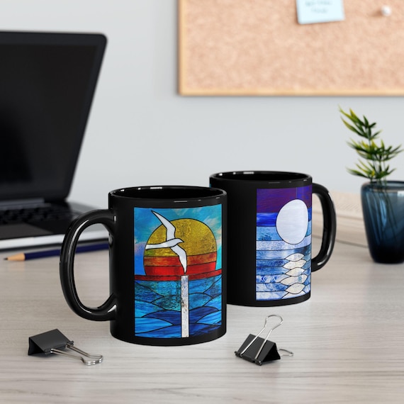 11oz Black Mug