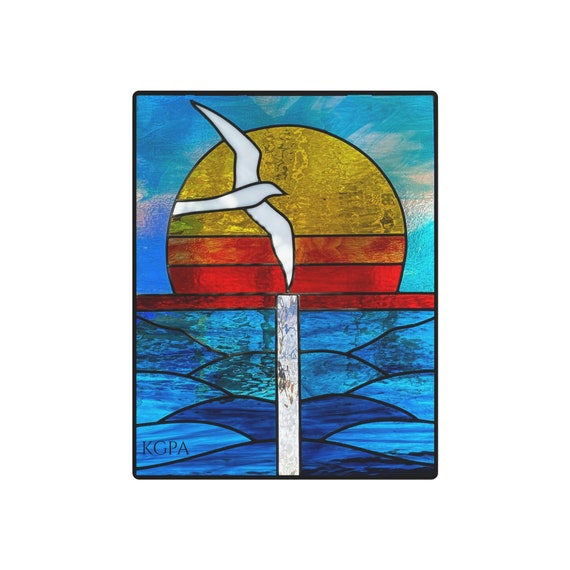 Tern at Sunset Art Sign