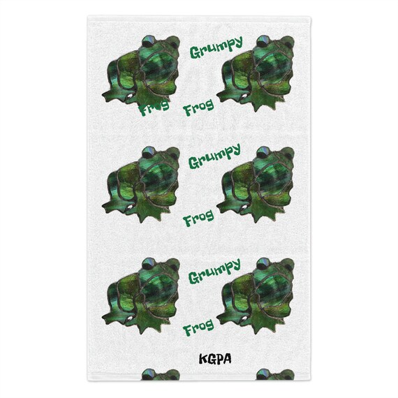 Rally Towel, 11x18, Grumpy Frog Towel