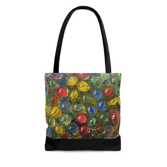 Tote Bag, Marbles design