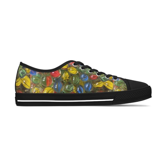 Women's Low Top Sneakers. Marbles.