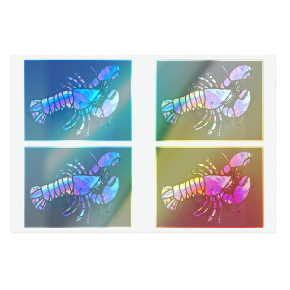 Blue Lobster Sticker Sheets