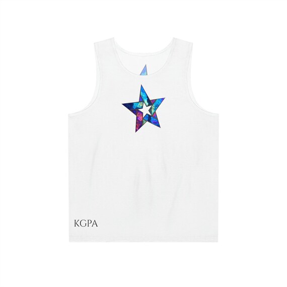 Men's Tank top, Blue star