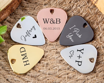 Benutzerdefinierte Plektrum Valentinstag Geschenk Personalisierter Plektrum Plektrum Geschenk für Ihn Plektrum Kundengerechte Geschenke