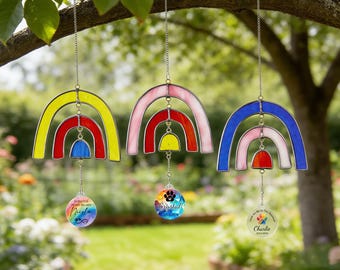 Rainbow bridge pet personalized,Sun catcher,Pet Dog Loss Gifts,personalized Dog Memorial Gift,dog/cat/pet remembrance,Rainbow Bridge Gifts
