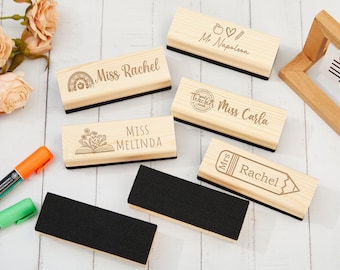 Regalo para maestros Fin de año Regalo para maestros Borrador en seco Regalo de graduación del estudiante Marcadores de borrado de pizarra Regalo para maestros Borrador en seco Personalizado