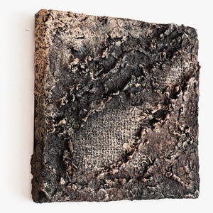 Photo inspiration: Fresh Look at Contemporary Wabi Sabi Earthy Tone Wall Sculpture Mixed Media Textured