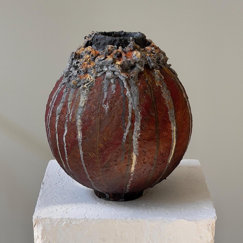 Recycled paper clay unique object