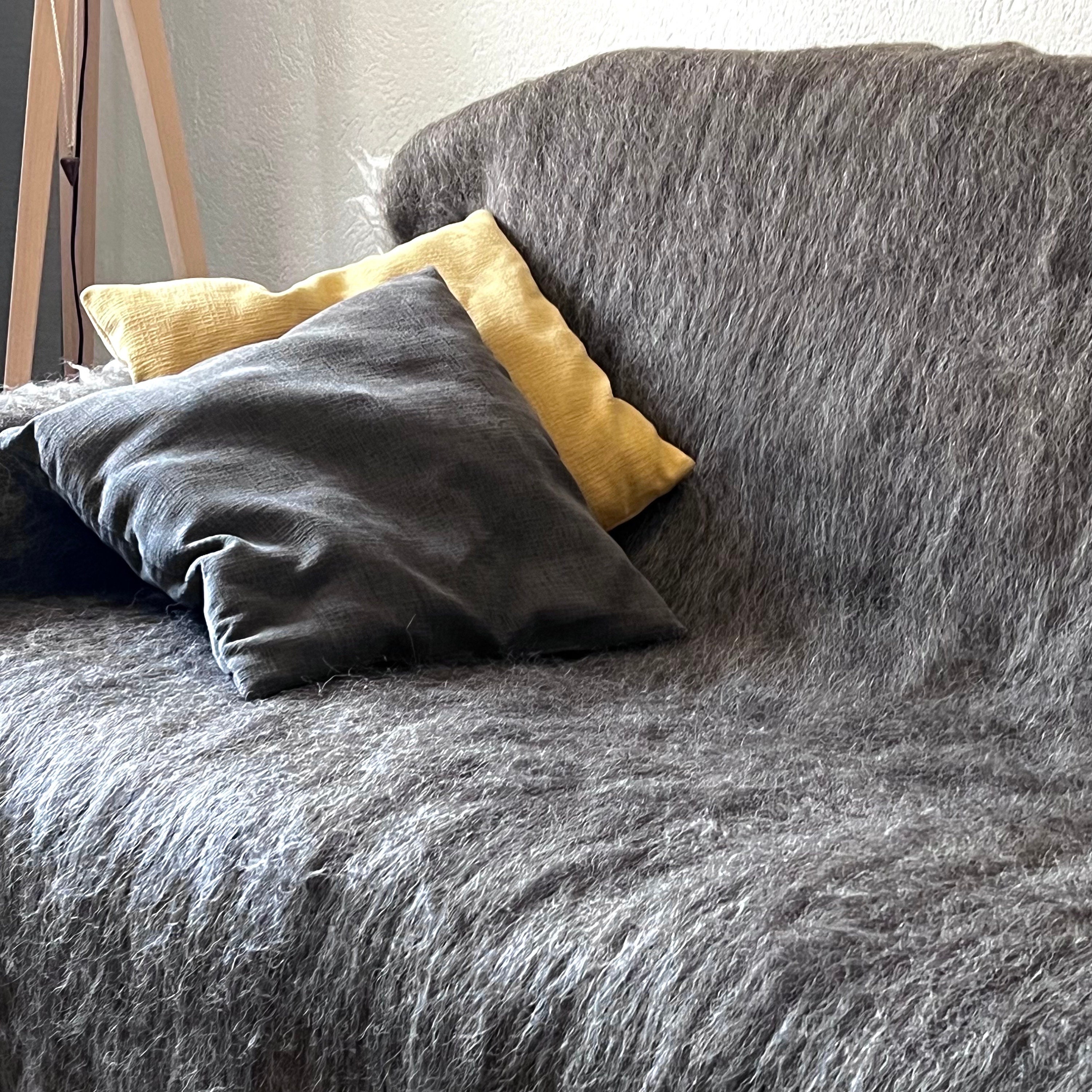 Buy Wool Blanket in Full XL Size Natural Sheep Wool Throw Online in