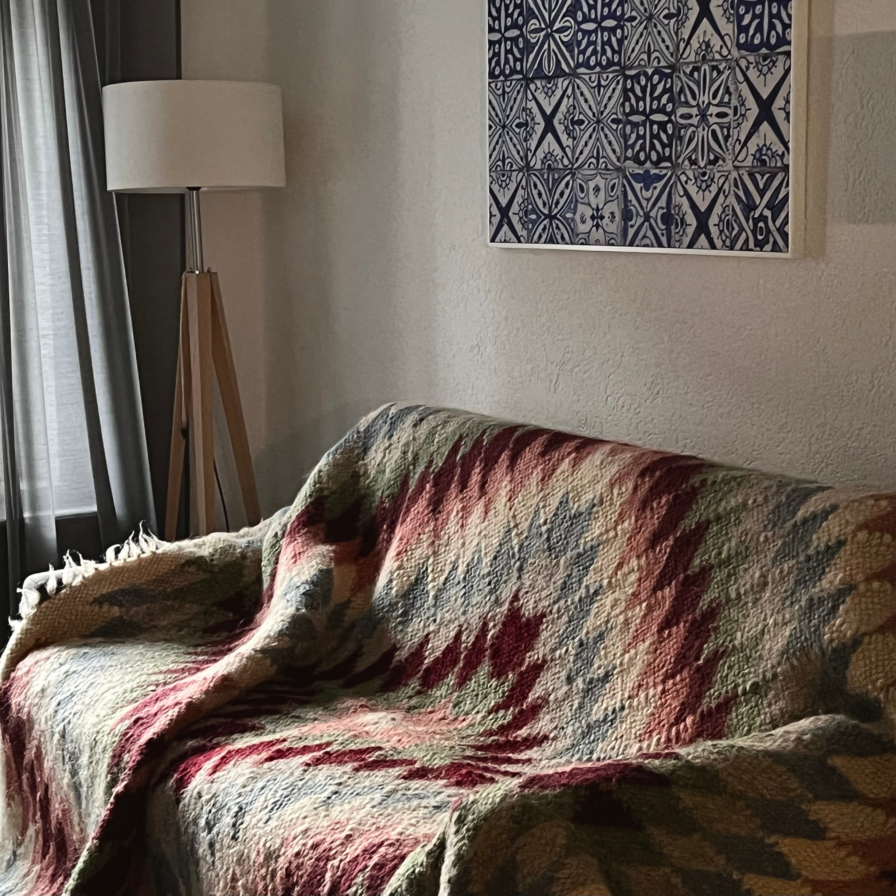 Wool Blanket California King Natural Sheep Wool Throw Etsy