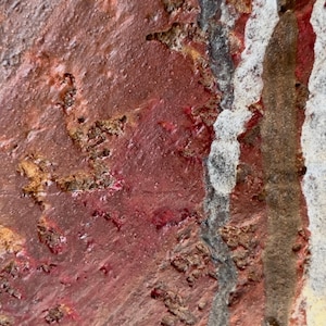 Wabi sabi recycled clay art piece