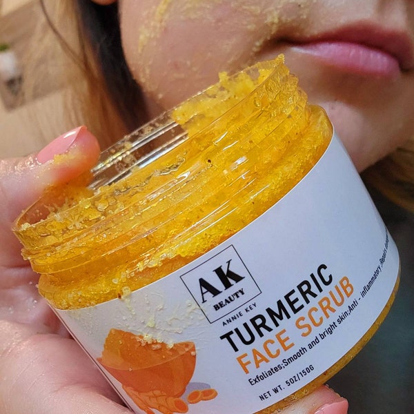 Spring season facial /Turmeric Face salt scrub / body bath dead skin / Exfoliation shower discoloration acne blemishes tone / skin care kit