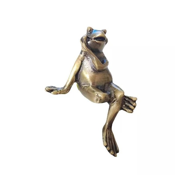 Poignées De Porte En Laiton – Boutons Animaux Grenouille Pour Meubles Et Portes