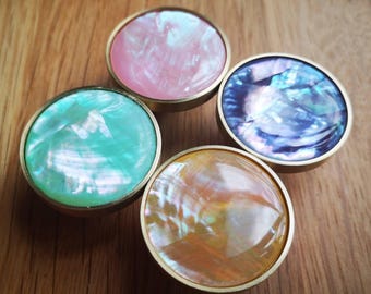 Mother of Pearl Cabinet Knob, Pastel Colour Furniture Hardware