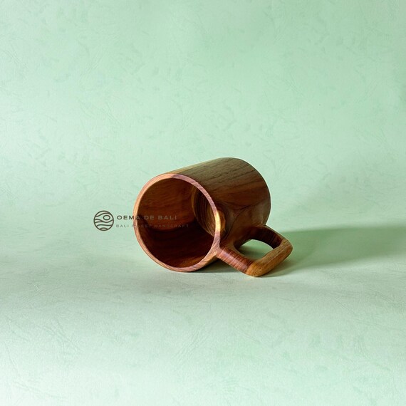 Handcrafted Teak Wood Mug