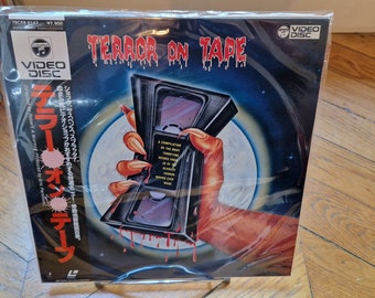 Terror on Tape (1983) Laserdisc LD NTSC Japan Horror [78C596147] Ultra Rare