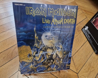 Iron Maiden Live After Death World Slavery Tour '85 VHD No Laserdisc NTSC Japan